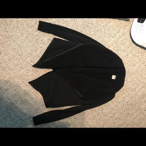 A&F Sherpa Open Front Sweater